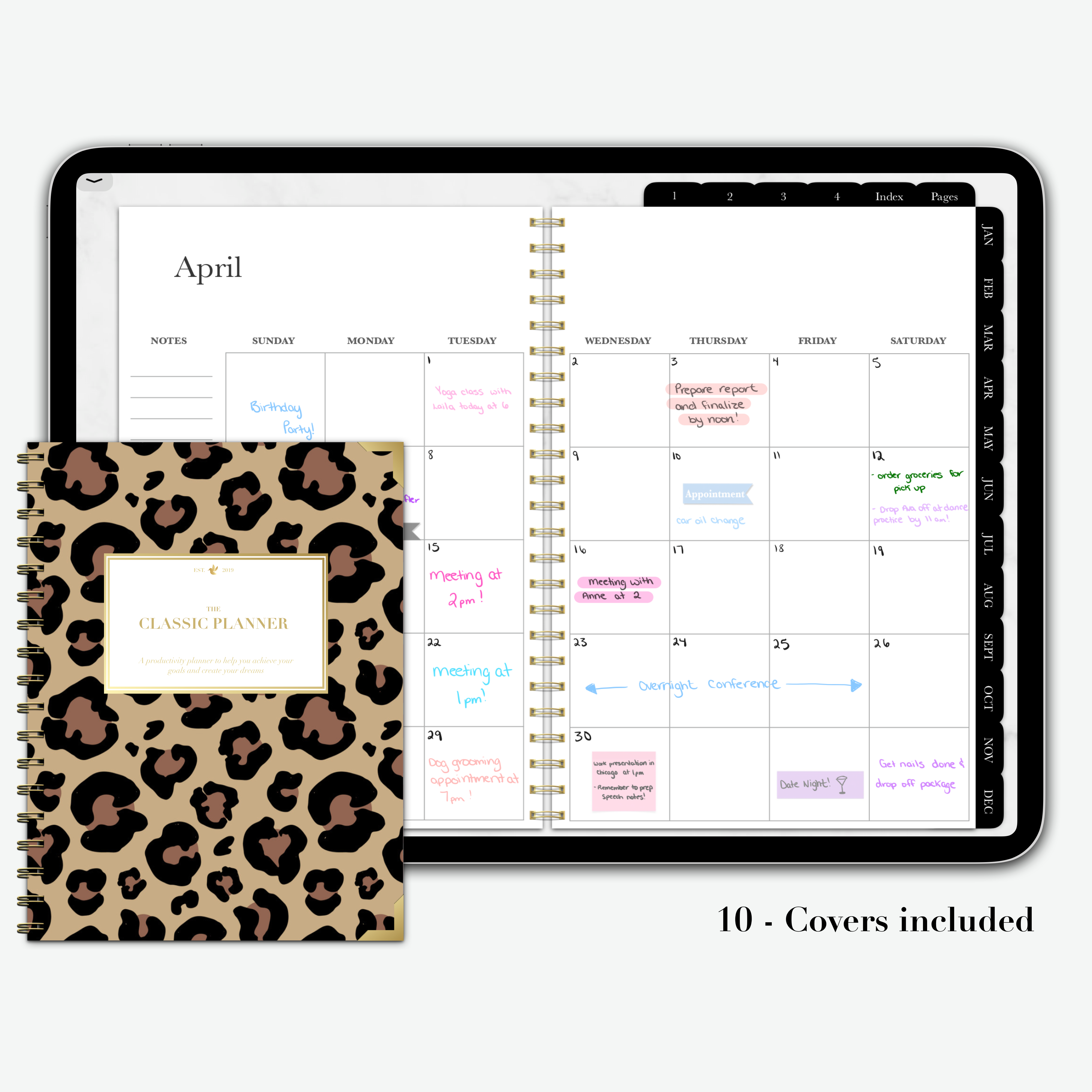 classic gear planner Undated Classic Planner