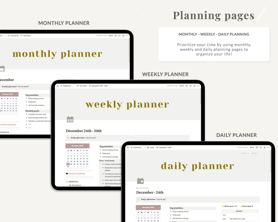 The ultimate Notion Planner