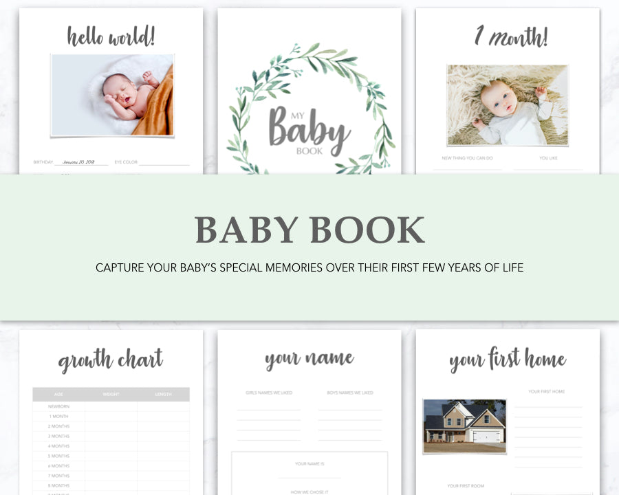 Baby Booklet.pdf Printable Baby Book Templates 48+ Thousand Baby Book Template