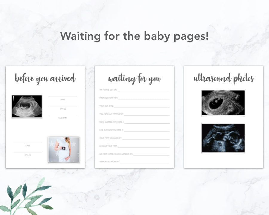 Baby Book - Digital & Printable Versions