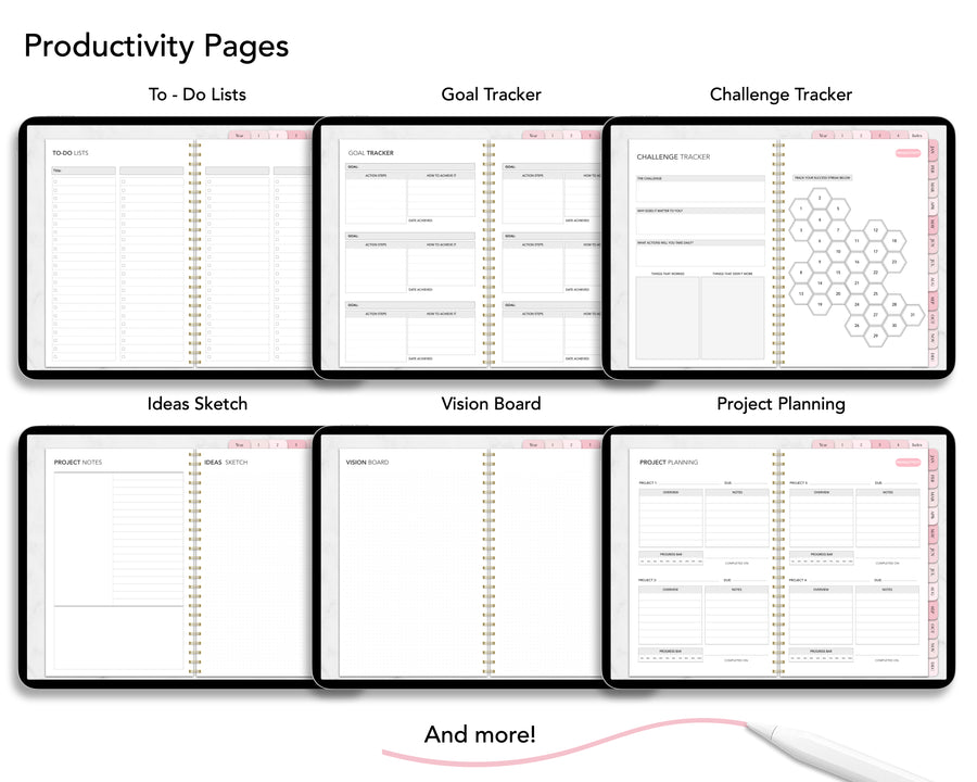 The Classic Planner - Pink