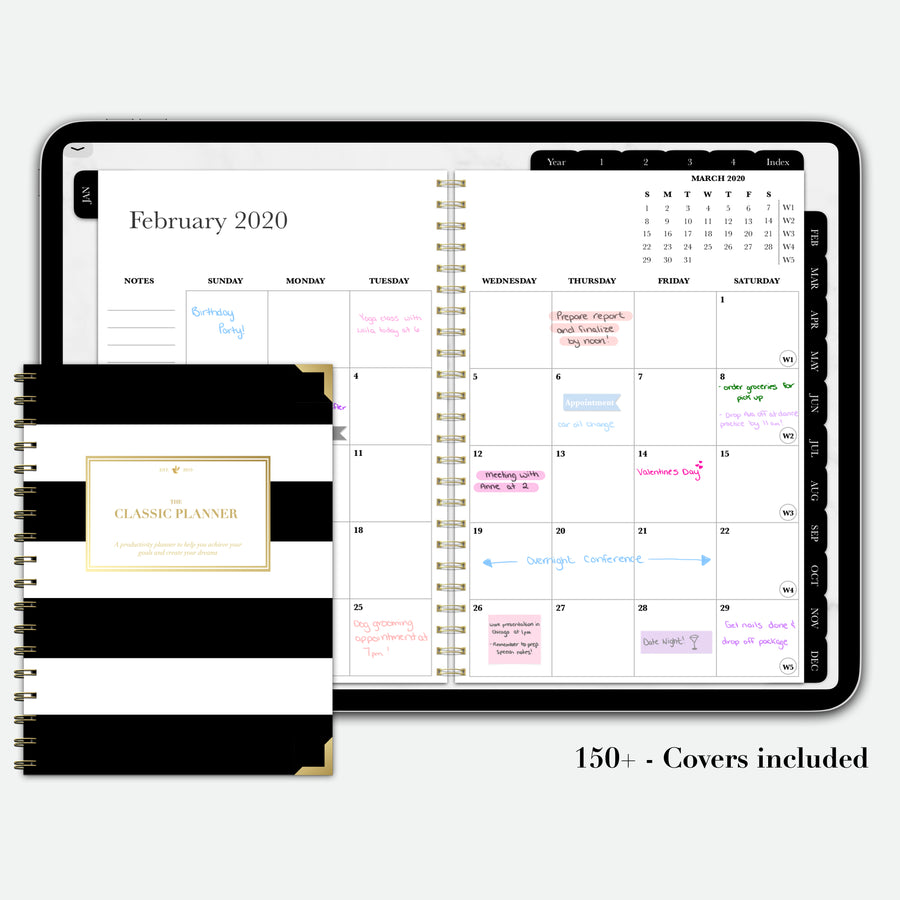 The Classic Planner - Rainbow