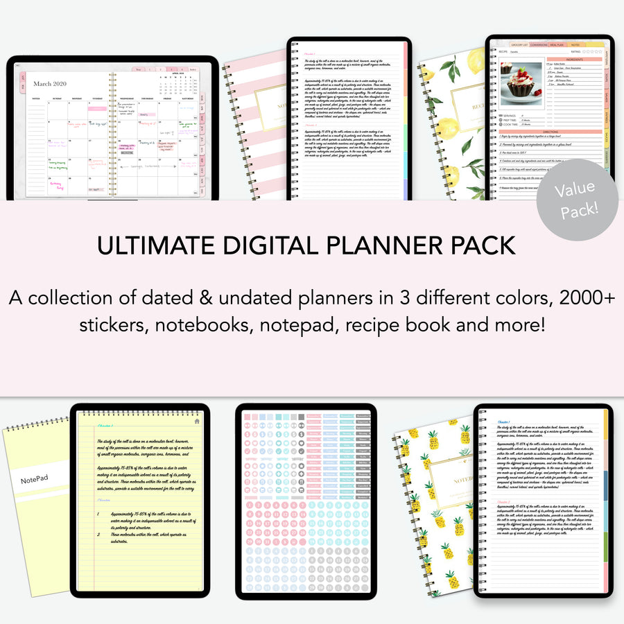 The Classic Planner - Pink